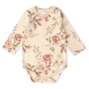 New baby long sleeved romper with flowers 3-6 months